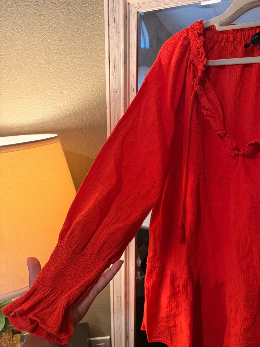 J.Crew Fiery Red Dress